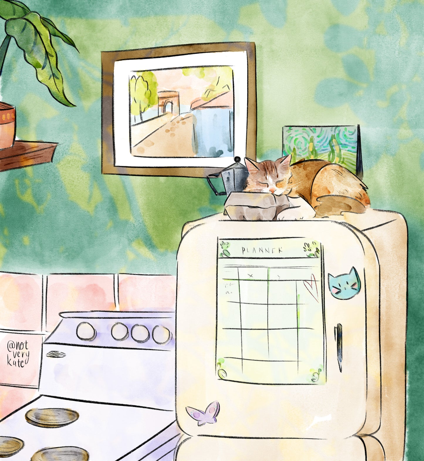 The Sleeping Kitty