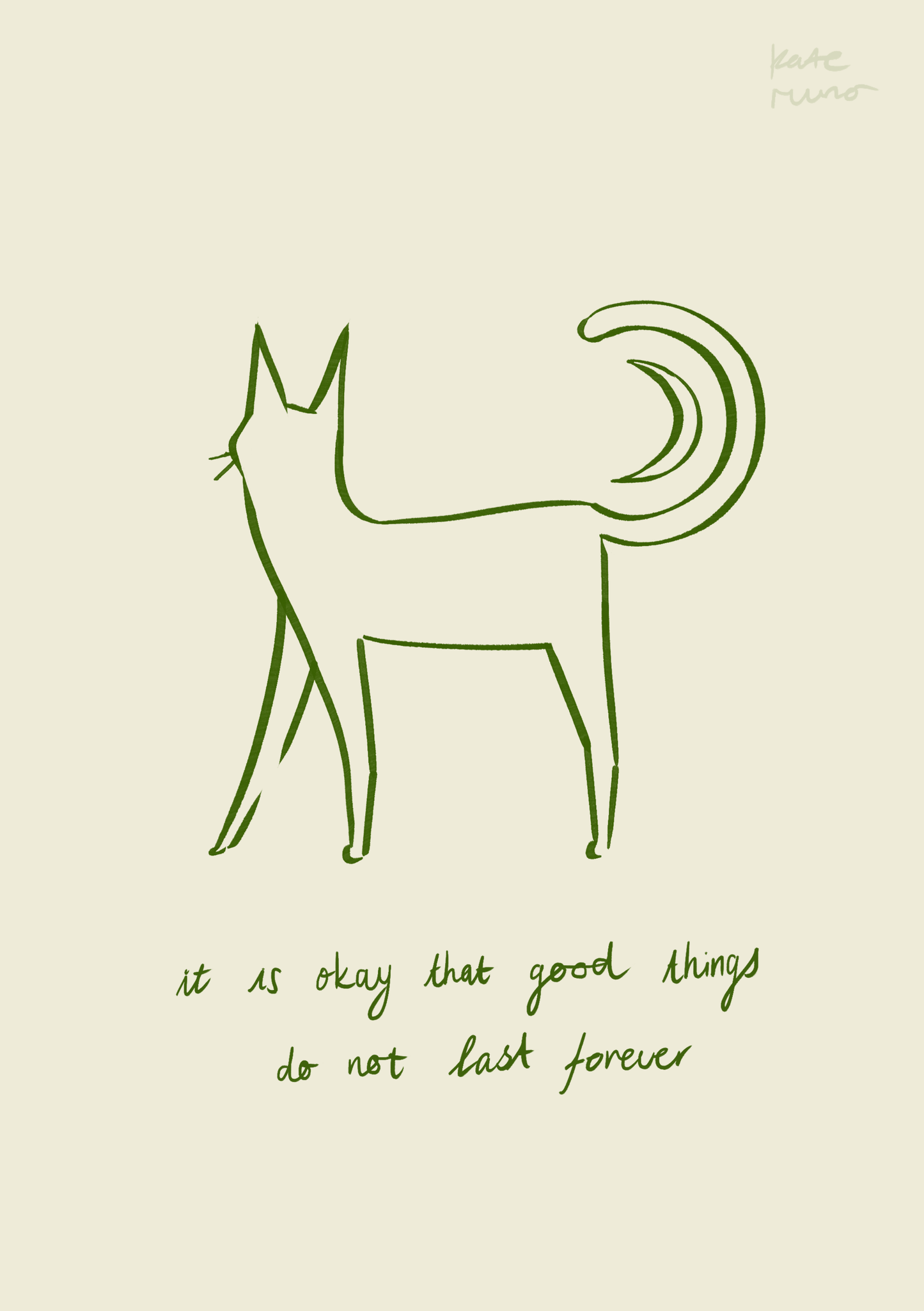 Well Wishing Kitty
