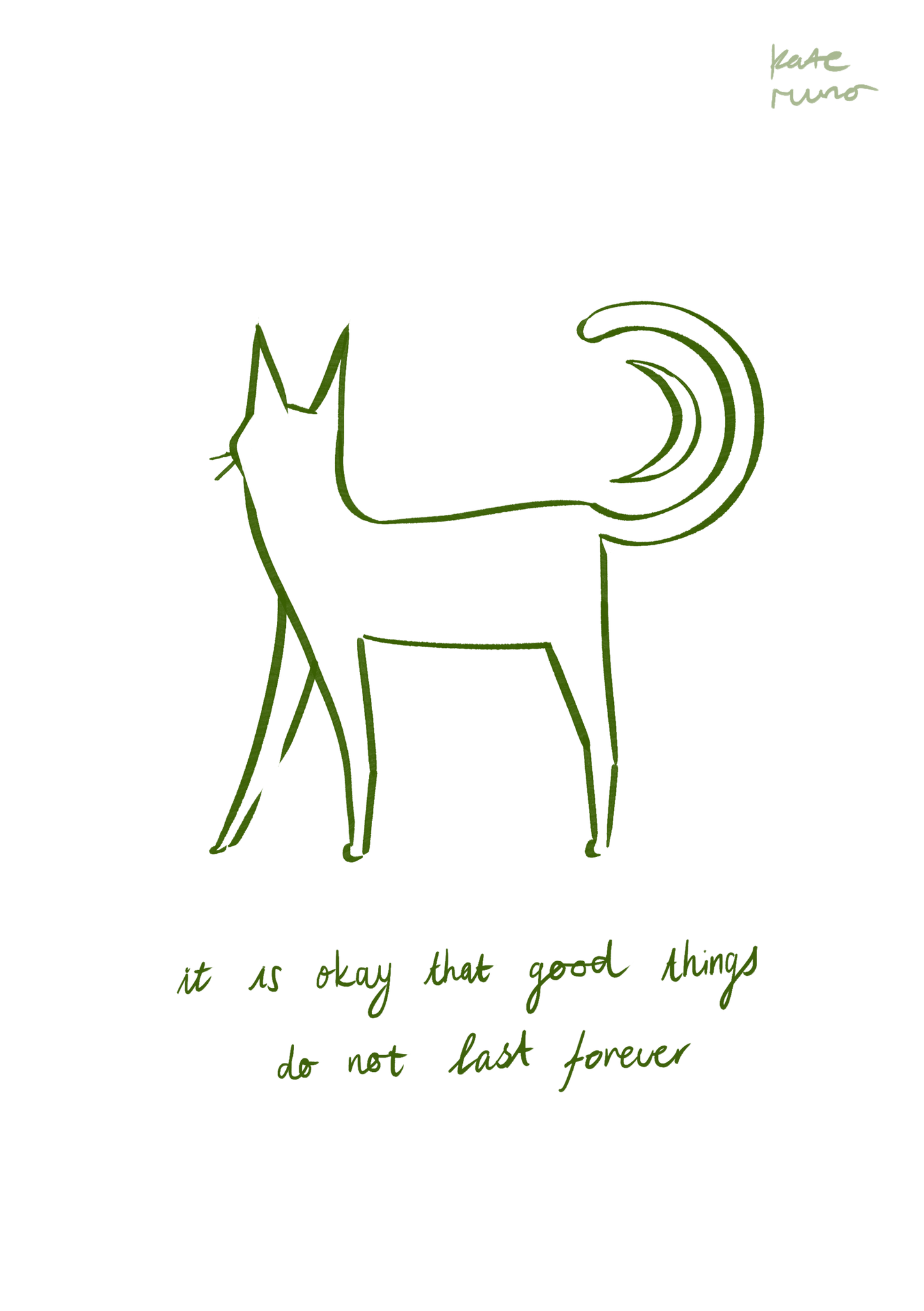Well Wishing Kitty